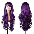 bangs long wave wig