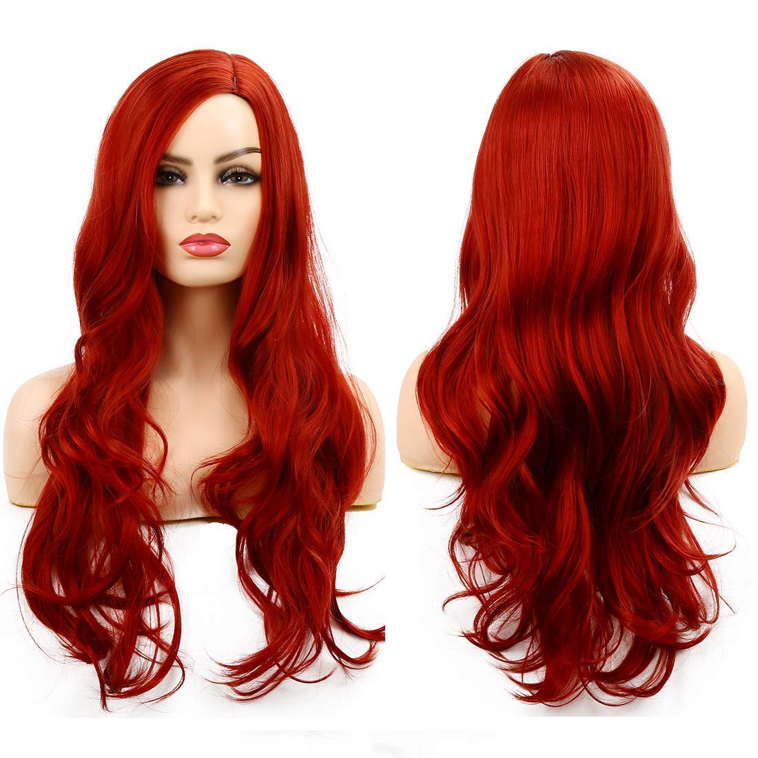 bangs long wave wig